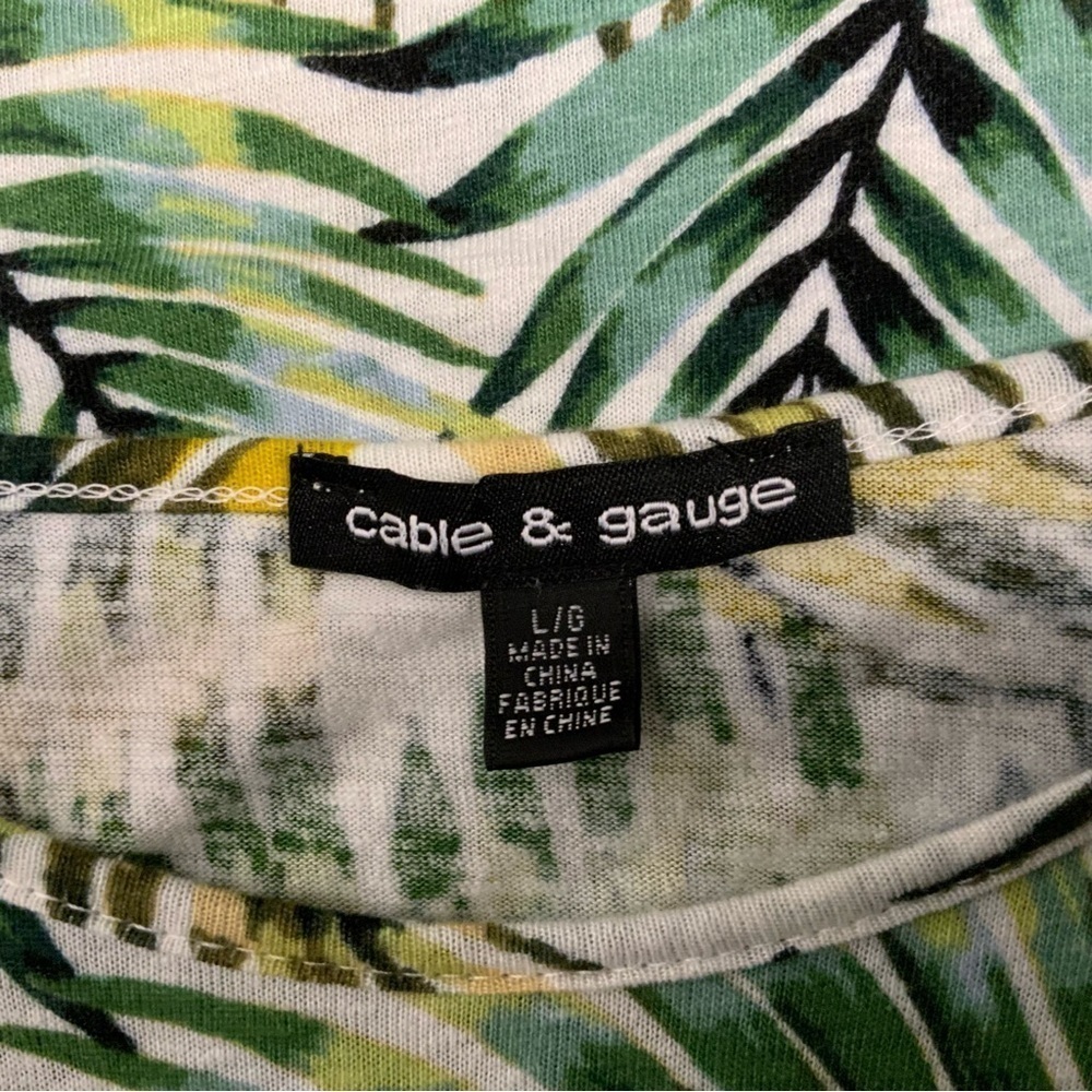 CABLE and Gauge linen top. - Picture 6 of 10